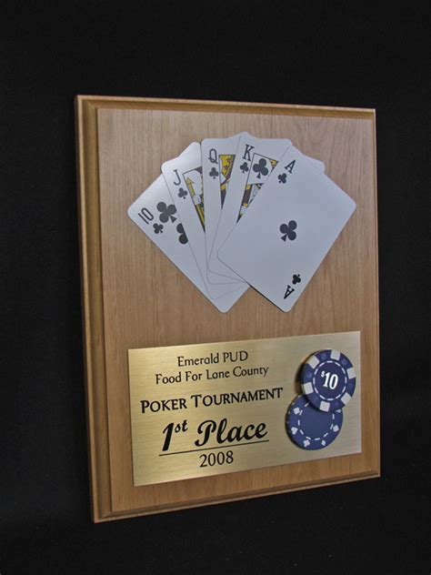 poker plaques